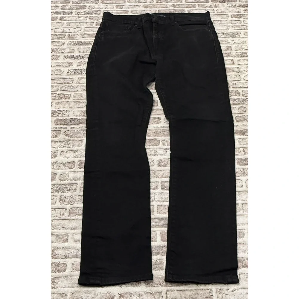 Levi's Made & Crafted 511 Black Stretch 36x32 Premium Denim Slim Fit Jeans Big E